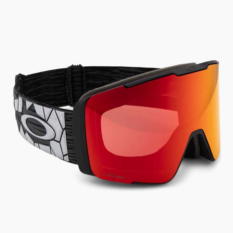 Lyžiarske okuliare Oakley Line Miner Pro L black reinforce/prizm torch/prizm iced 2