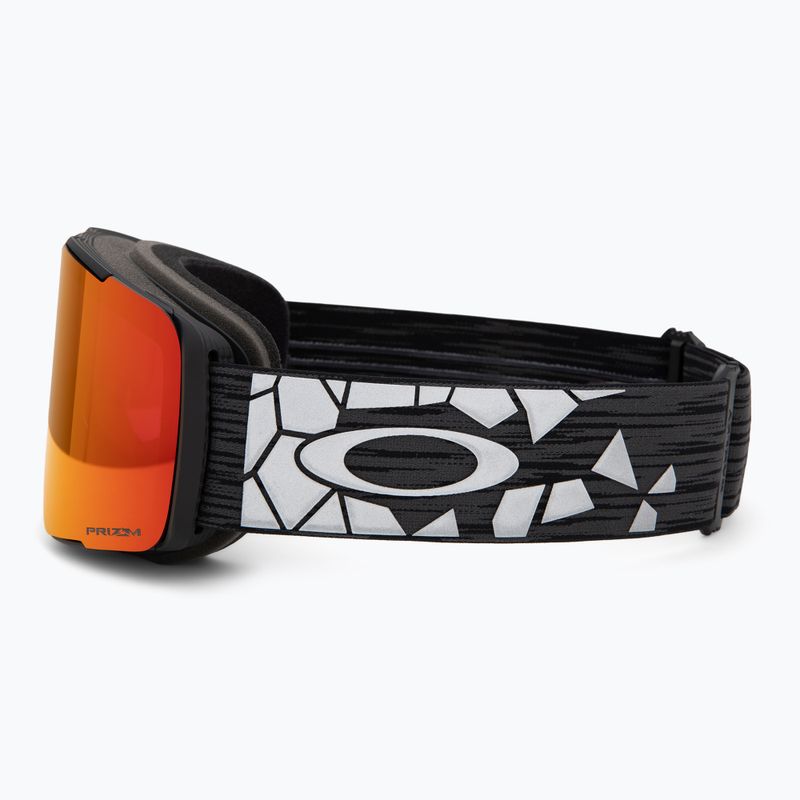Lyžiarske okuliare Oakley Line Miner Pro L black reinforce/prizm torch/prizm iced 5