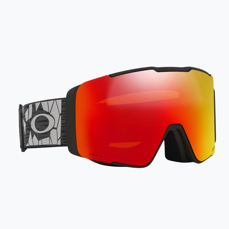 Lyžiarske okuliare Oakley Line Miner Pro L black reinforce/prizm torch/prizm iced