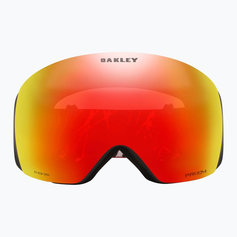Lyžiarske okuliare Oakley Flight Deck L red eddie/prizm snow torch iridium 2