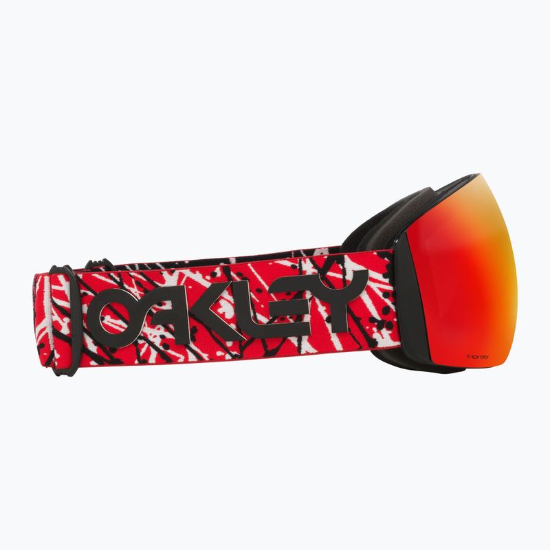 Lyžiarske okuliare Oakley Flight Deck L red eddie/prizm snow torch iridium 6