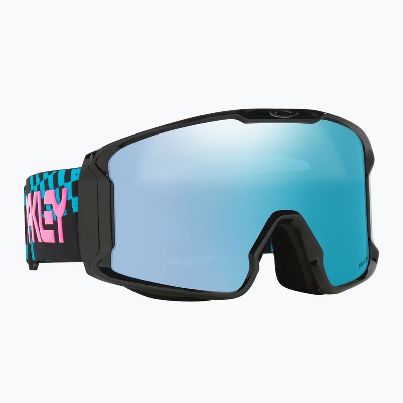 Lyžiarske okuliare Oakley Line Miner L chex black/prizm snow sapphire iridium