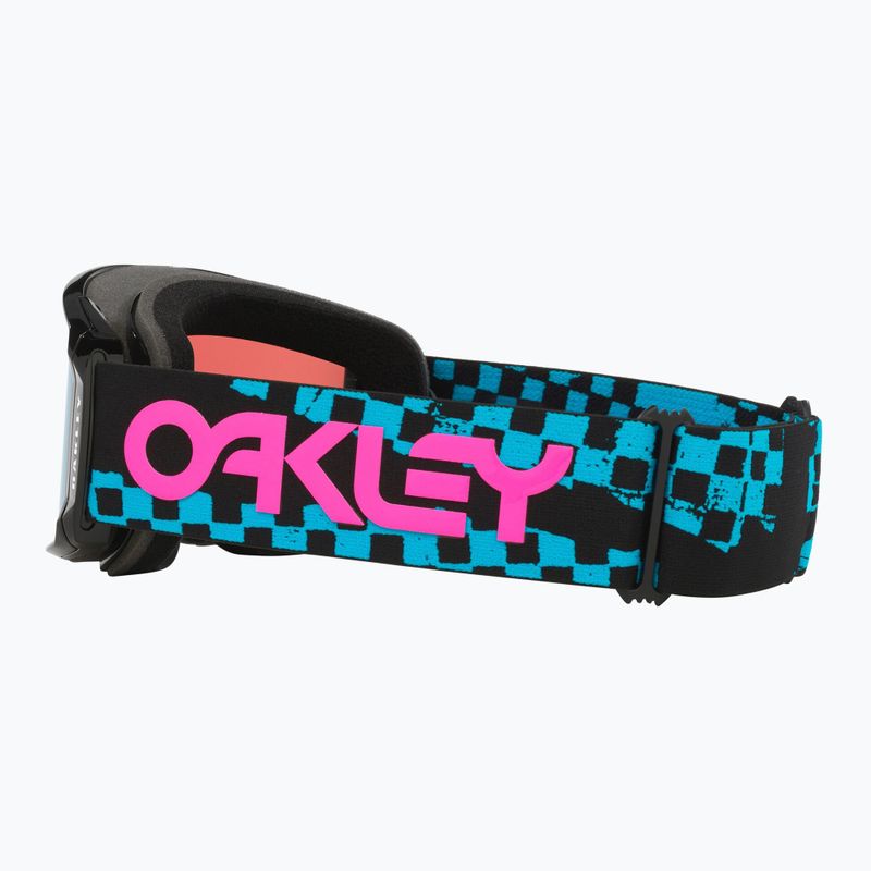 Lyžiarske okuliare Oakley Line Miner L chex black/prizm snow sapphire iridium 7
