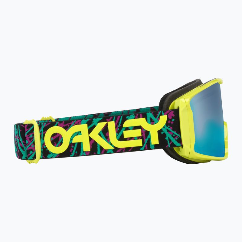 Lyžiarske okuliare Oakley Line Miner M Jaxson Blue/Prizm Snow Sapphire Iridium 6