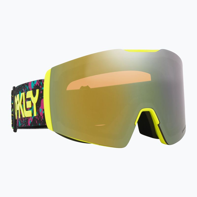 Lyžiarske okuliare Oakley Fall Line L Jaxson Black/Prizm Snow Sage Gold Iridium