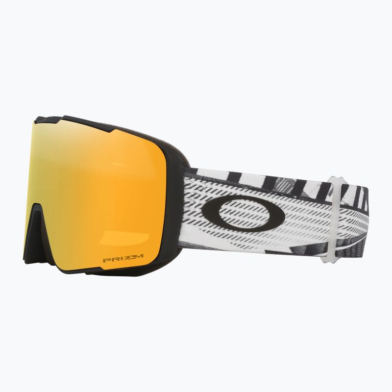 Lyžiarske okuliare Oakley Line Miner Pro L black forge/prizm 24k/prizm sage gold 5
