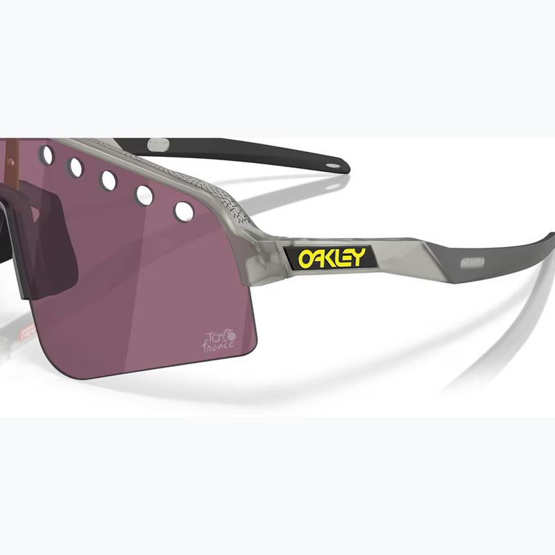 Slnečné okuliare Oakley Sutro Lite Sweep Tour De France matne šedý atrament/prízemná cestná čierna 6