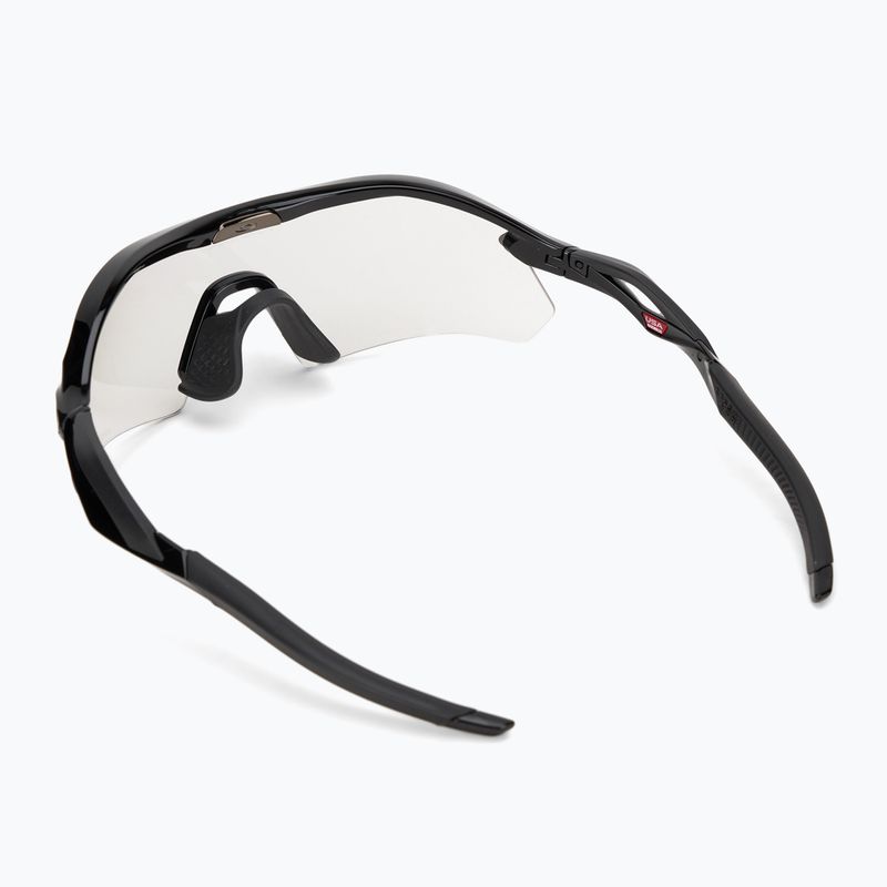 Slnečné okuliare Oakley Radar Plate leštené čierne/čierne až čierne s fotochromatickou mriežkou 2