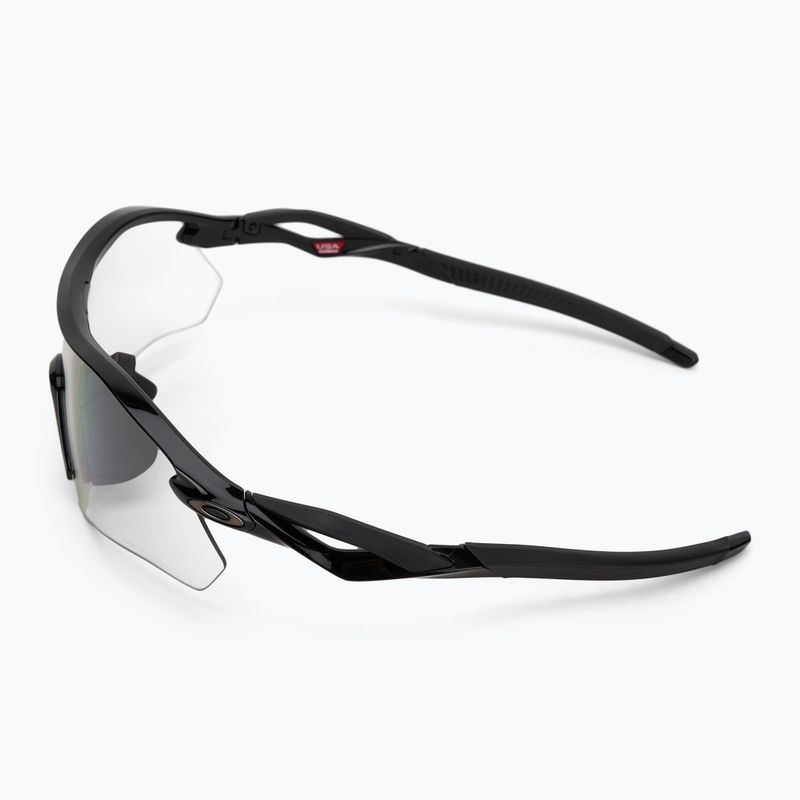 Slnečné okuliare Oakley Radar Plate leštené čierne/čierne až čierne s fotochromatickou mriežkou 4