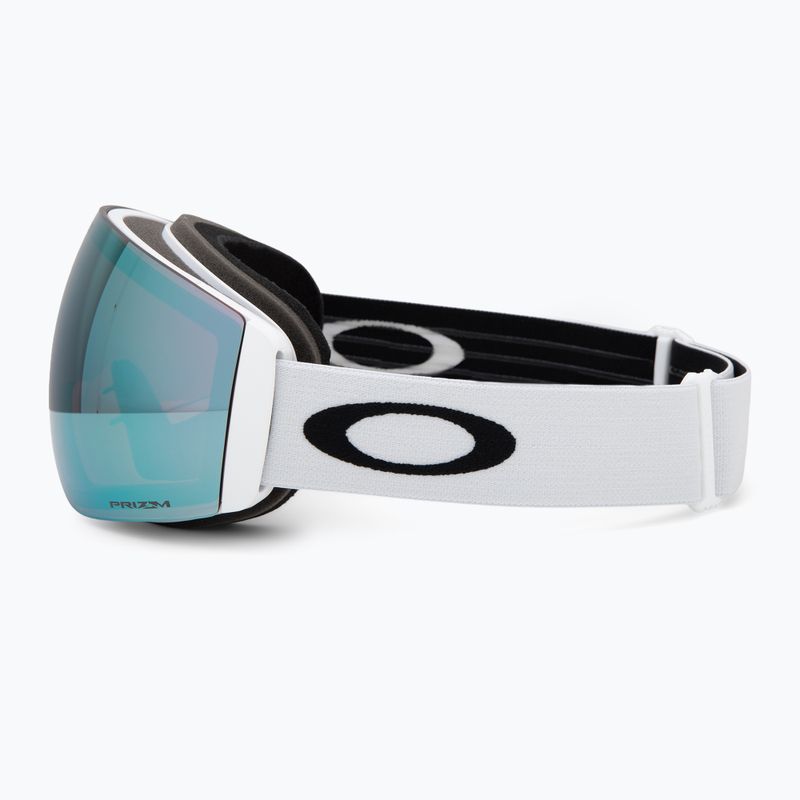 Lyžiarske okuliare Oakley Flight Deck Pro M matte white/prizm sapphire/prizm sage go 5