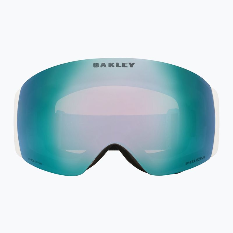 Lyžiarske okuliare Oakley Flight Deck Pro M matte white/prizm sapphire/prizm sage go 2