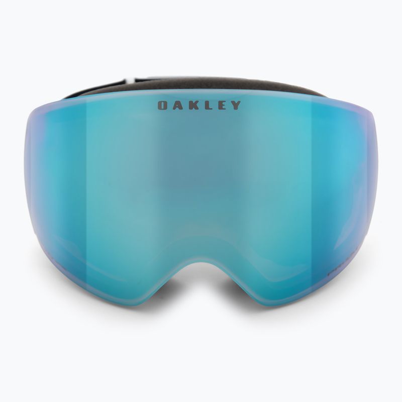 Lyžiarske okuliare Oakley Flight Deck Pro M matte white/prizm sapphire/prizm iced 3