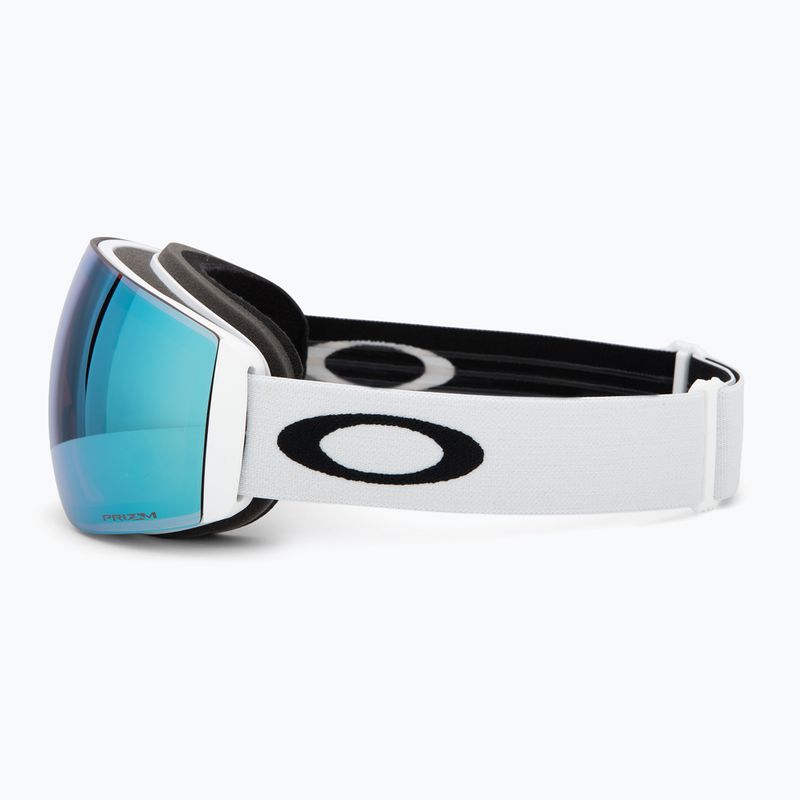 Lyžiarske okuliare Oakley Flight Deck Pro M matte white/prizm sapphire/prizm iced 5