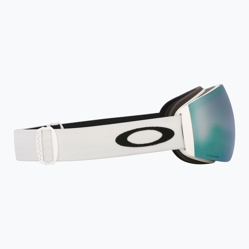 Lyžiarske okuliare Oakley Flight Deck Pro M matte white/prizm sapphire/prizm iced 11