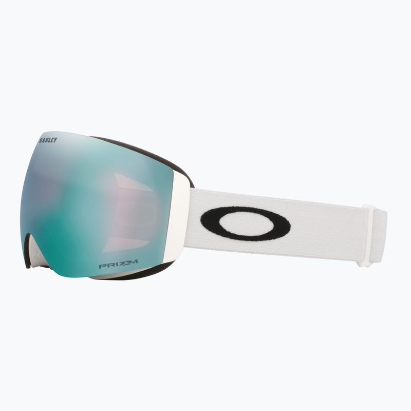 Lyžiarske okuliare Oakley Flight Deck Pro M matte white/prizm sapphire/prizm iced 12