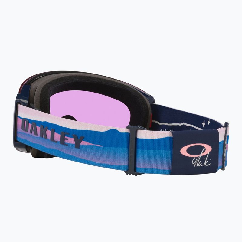 Lyžiarske okuliare Oakley Flight Deck Pro M Mikaela shiffrin sig/prizm iced/prizm sapphire 4