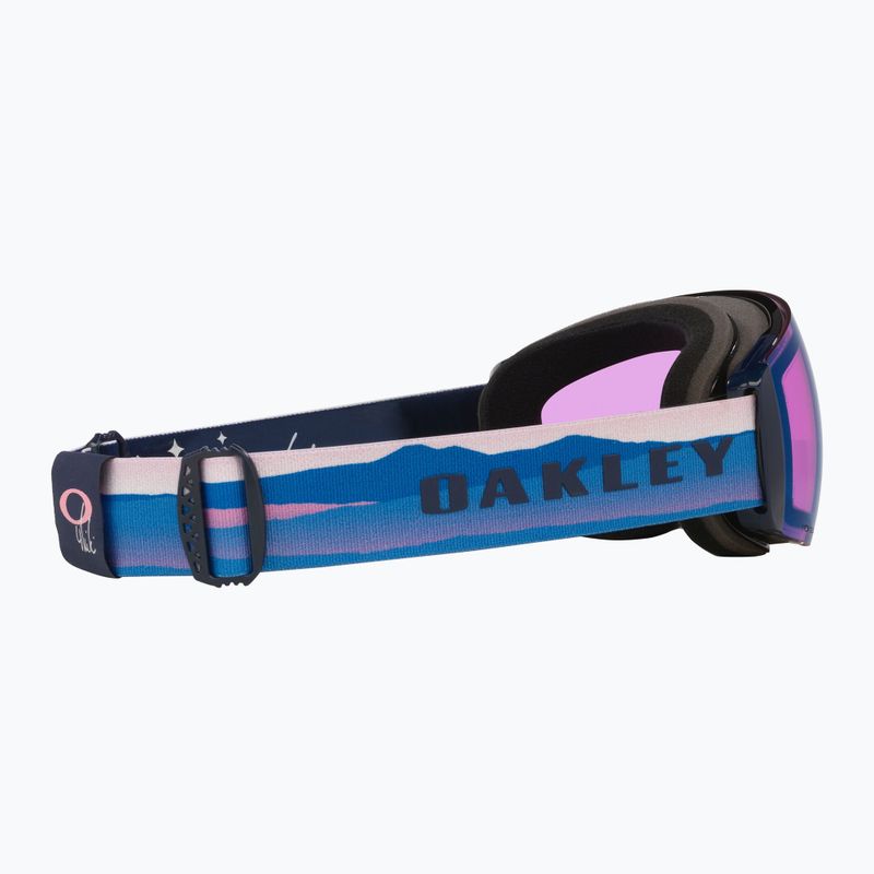 Lyžiarske okuliare Oakley Flight Deck Pro M Mikaela shiffrin sig/prizm iced/prizm sapphire 7