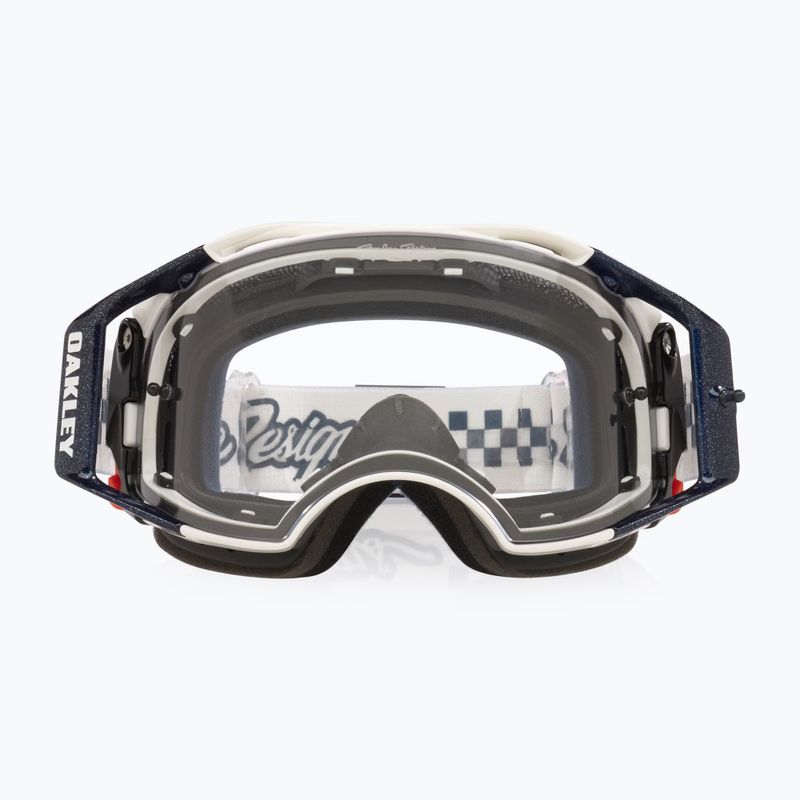 Cyklistické okuliare Oakley Airbrake MTB Troy Lee Designs ice white/clear 2