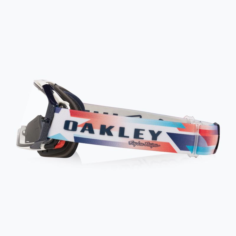 Cyklistické okuliare Oakley Airbrake MTB Troy Lee Designs ice white/clear 4