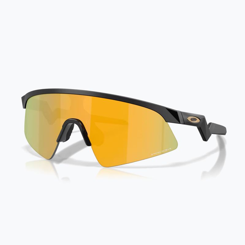 Detské slnečné okuliare Oakley Resistor Sweep polished matte black/prizm 24k