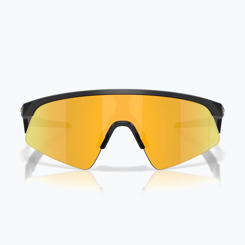 Detské slnečné okuliare Oakley Resistor Sweep polished matte black/prizm 24k 2