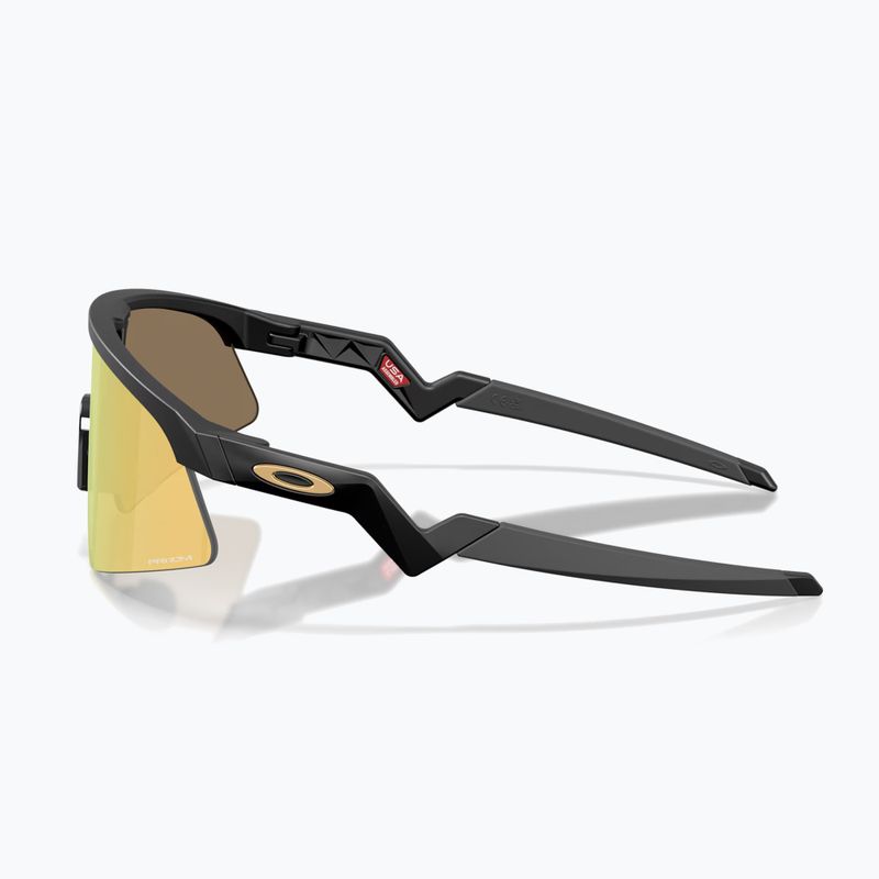 Detské slnečné okuliare Oakley Resistor Sweep polished matte black/prizm 24k 5