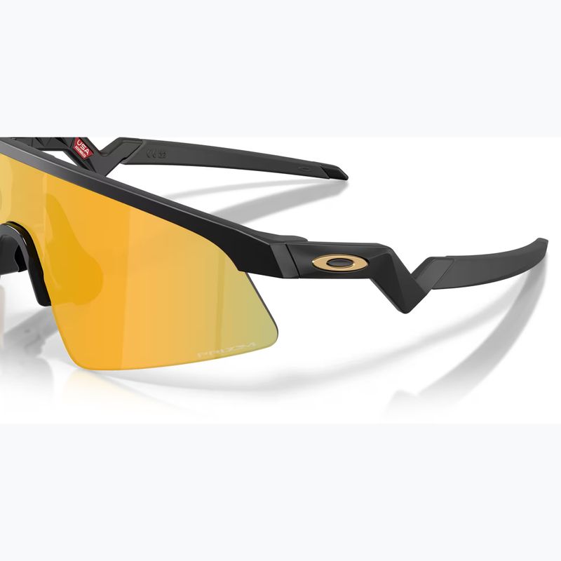 Detské slnečné okuliare Oakley Resistor Sweep polished matte black/prizm 24k 6