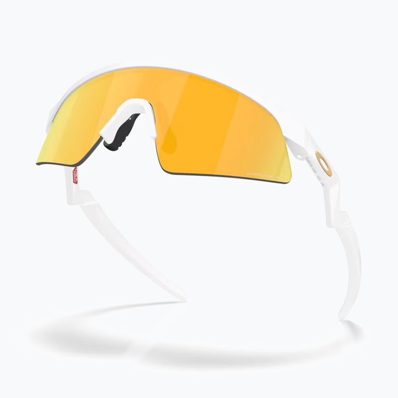 Detské slnečné okuliare Oakley resistor sweep matte white/Prizm 24K 4