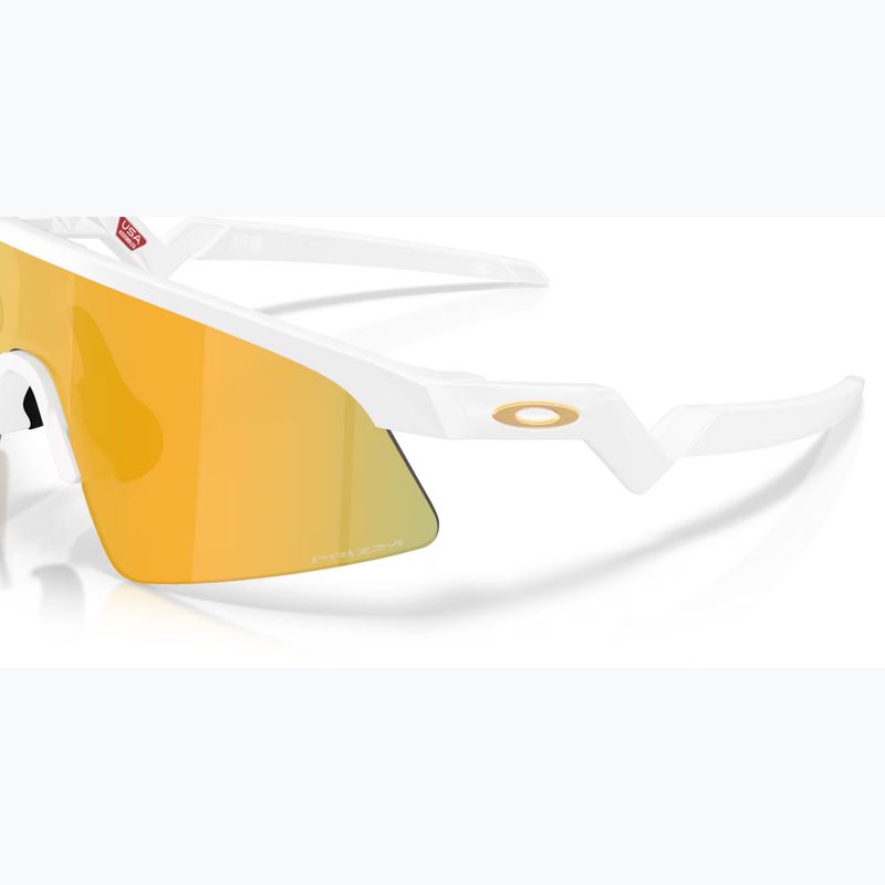 Detské slnečné okuliare Oakley resistor sweep matte white/Prizm 24K 6