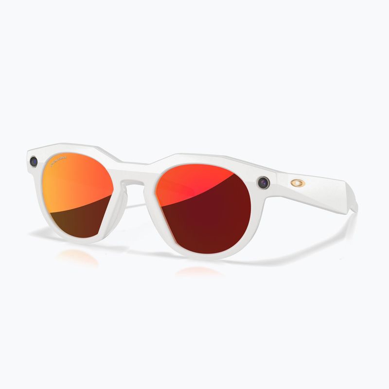Okuliare s kamerou Oakley Meta HSTN warm grey/prizm ruby