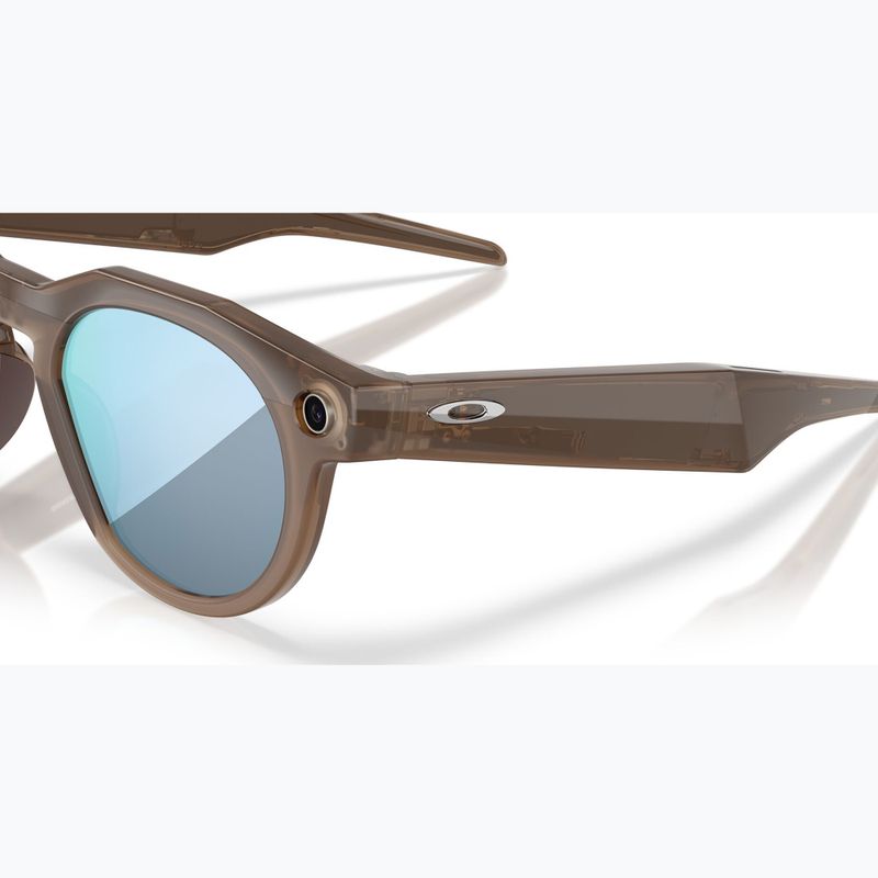 Okuliare s kamerou Oakley Meta HSTN brown smoke/prizm deep water polarized 7