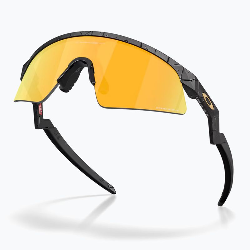 Detské slnečné okuliare Oakley Resistor Sweep matte black splatter/prizm 24k 4