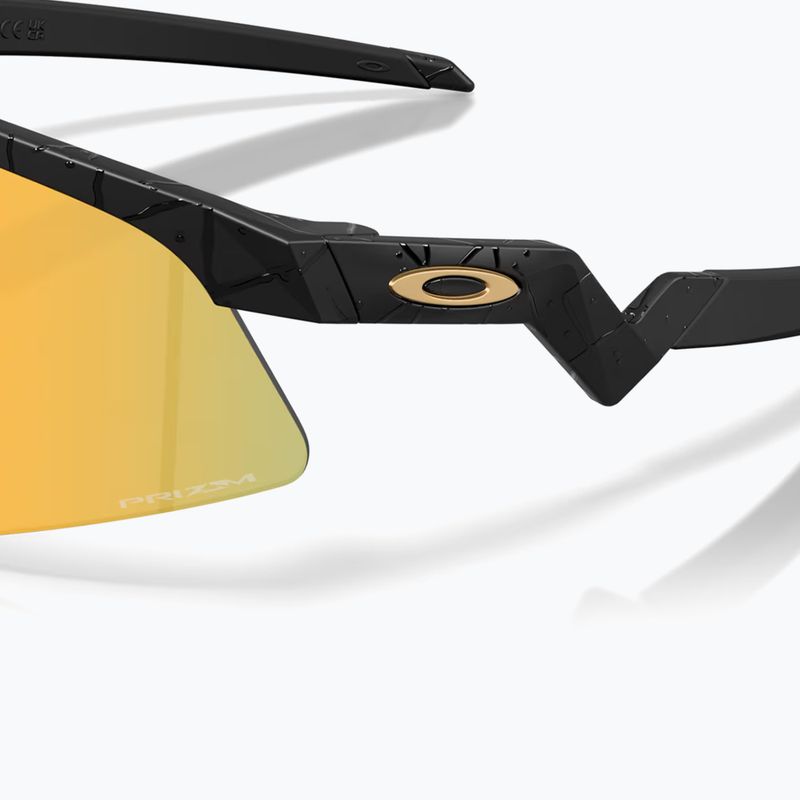 Detské slnečné okuliare Oakley Resistor Sweep matte black splatter/prizm 24k 6