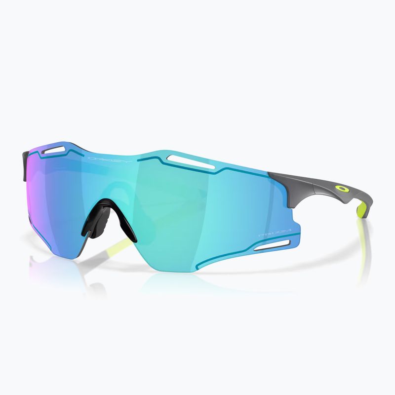 Slnečné okuliare Oakley Cybr Zero matte carbon/prizm sapphire with uranium ink