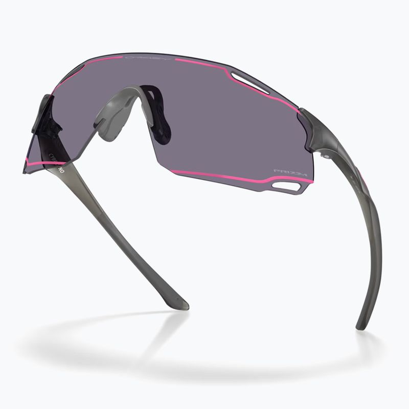 Slnečné okuliare Oakley Cybr Dyno matte grey smoke/prizm grey with pink ink 4