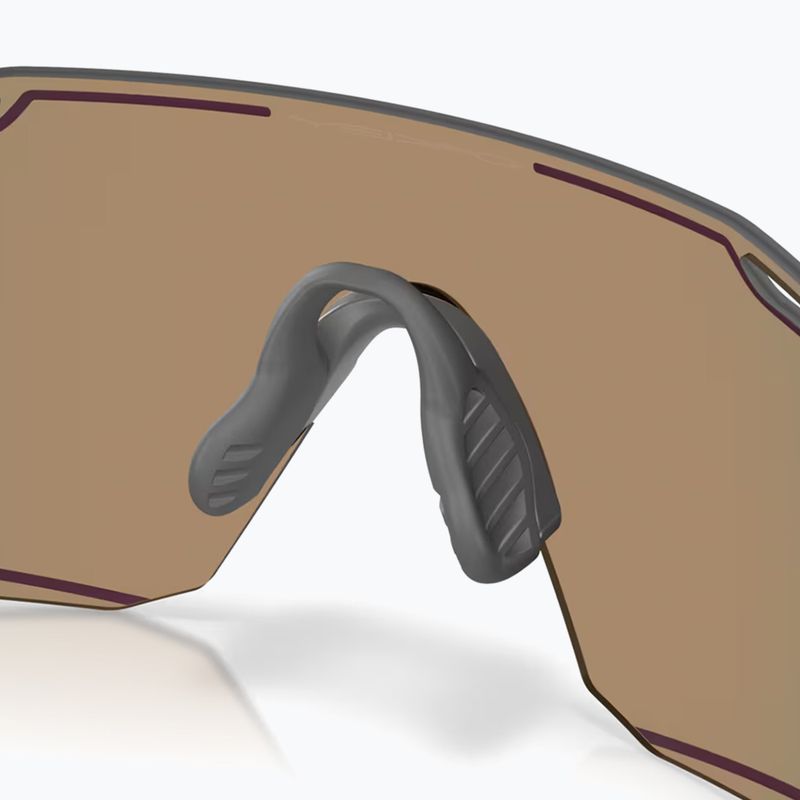 Slnečné okuliare Oakley Cybr Dyno matte crystal black/prizm ruby with pink ink 7