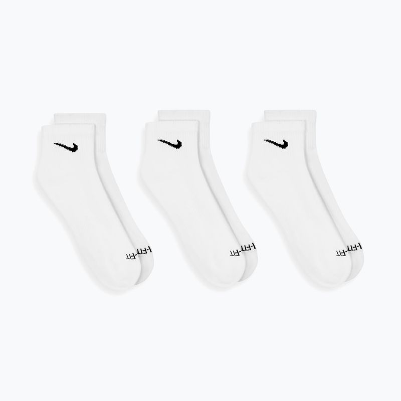 Ponožky Nike Everyday Plus Cushioned Ankle 3 páry white/black 2