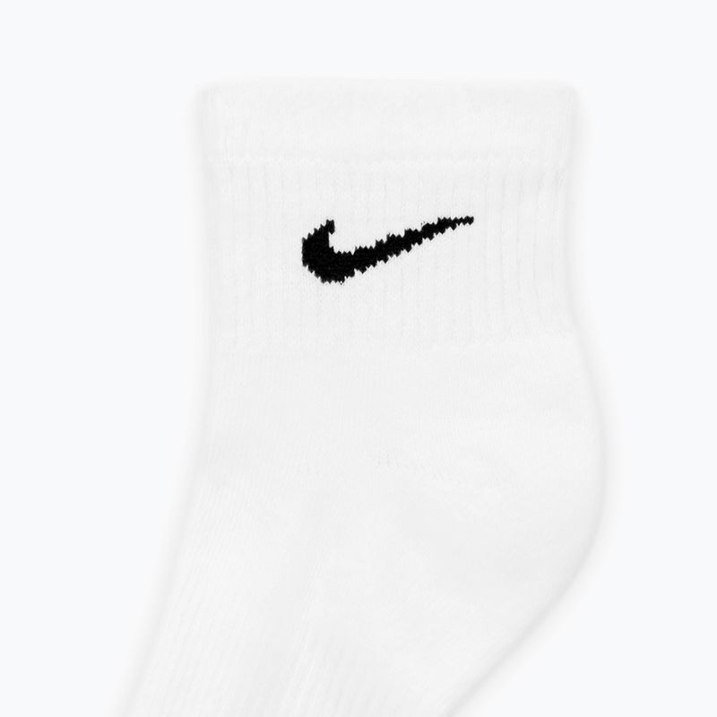 Ponožky Nike Everyday Plus Cushioned Ankle 3 páry white/black 4