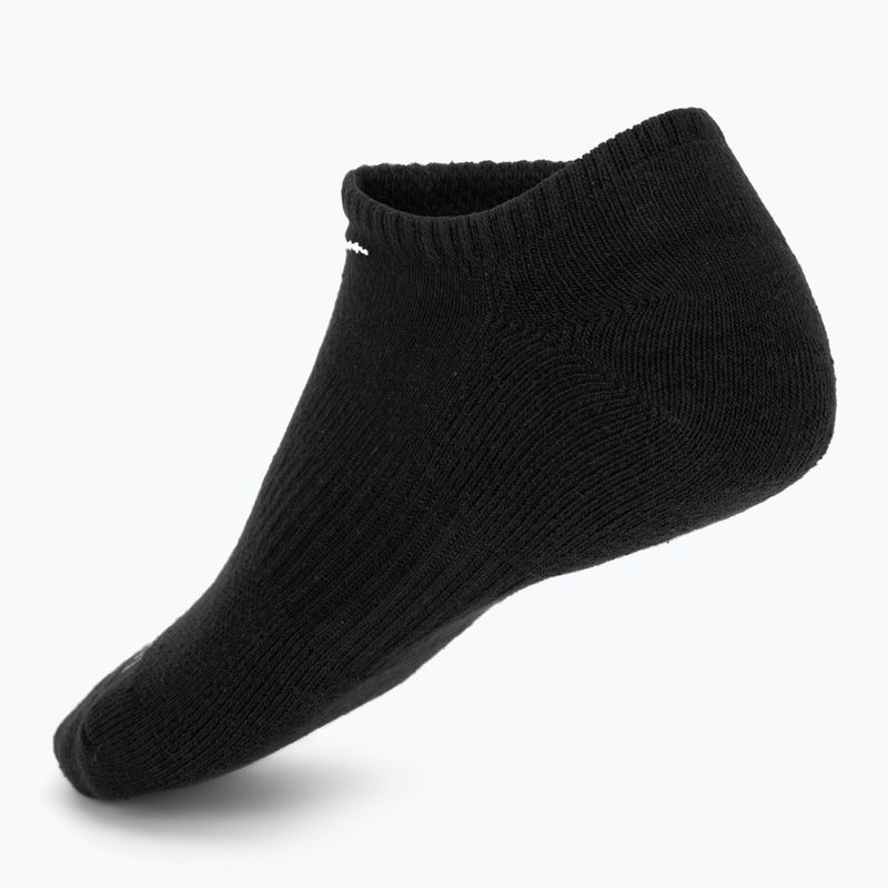 Pánske ponožky Nike Everyday Plus Cushioned No Show 6 párov black/white 2