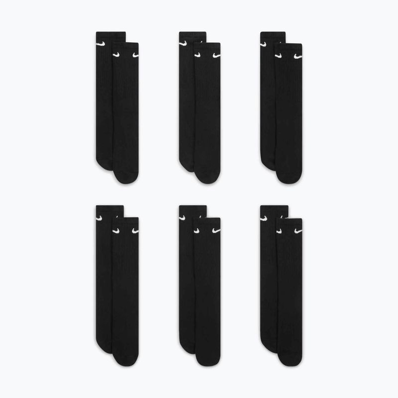 Ponožky Nike Everyday Cushioned 6 párov  black/white 3
