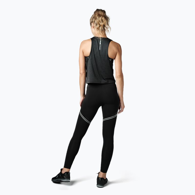 Dámske tréningové tielko STRONG ID Align Loose Knit Tank black Z1T02359 4