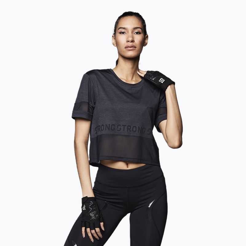 Dámske tréningové tričko STRONG ID Varsity Style Knit black Z1T02351