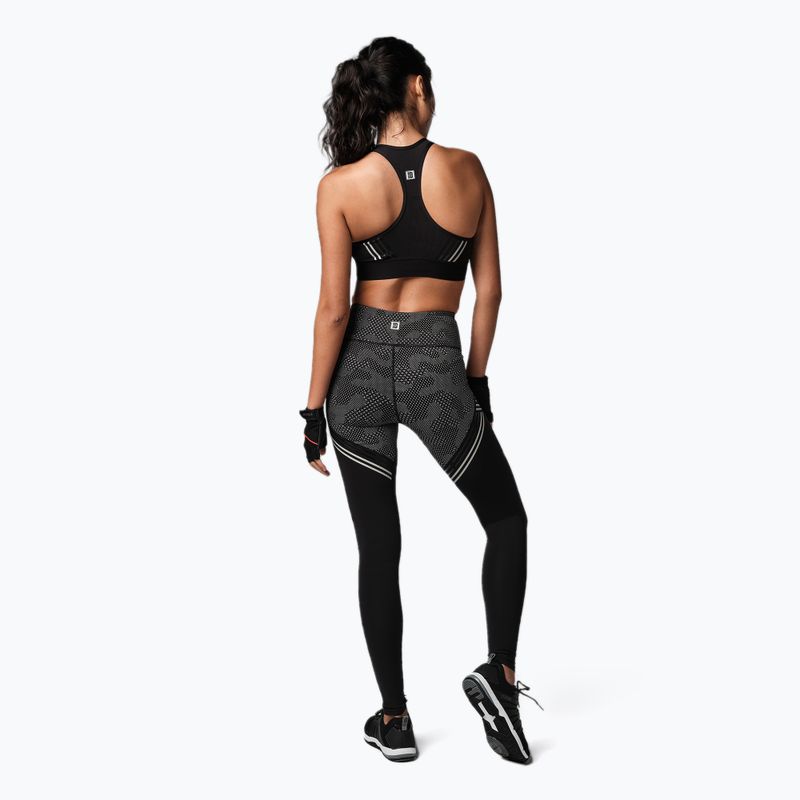 Fitness podprsenka STRONG ID Make The Cut čierno-sivá Z1T02692 2