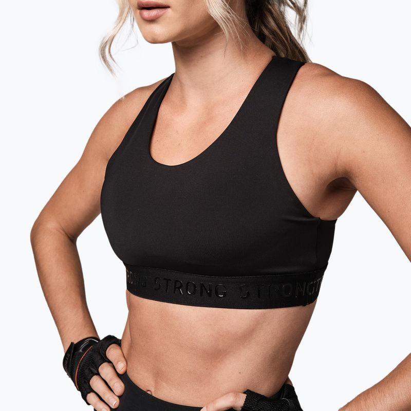 STRONG ID Essential Športová fitness podprsenka čierna Z1T02694 4