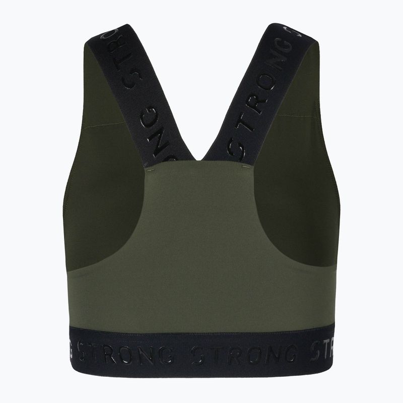 STRONG ID Essential Sport zelená fitness podprsenka Z1T02695 5