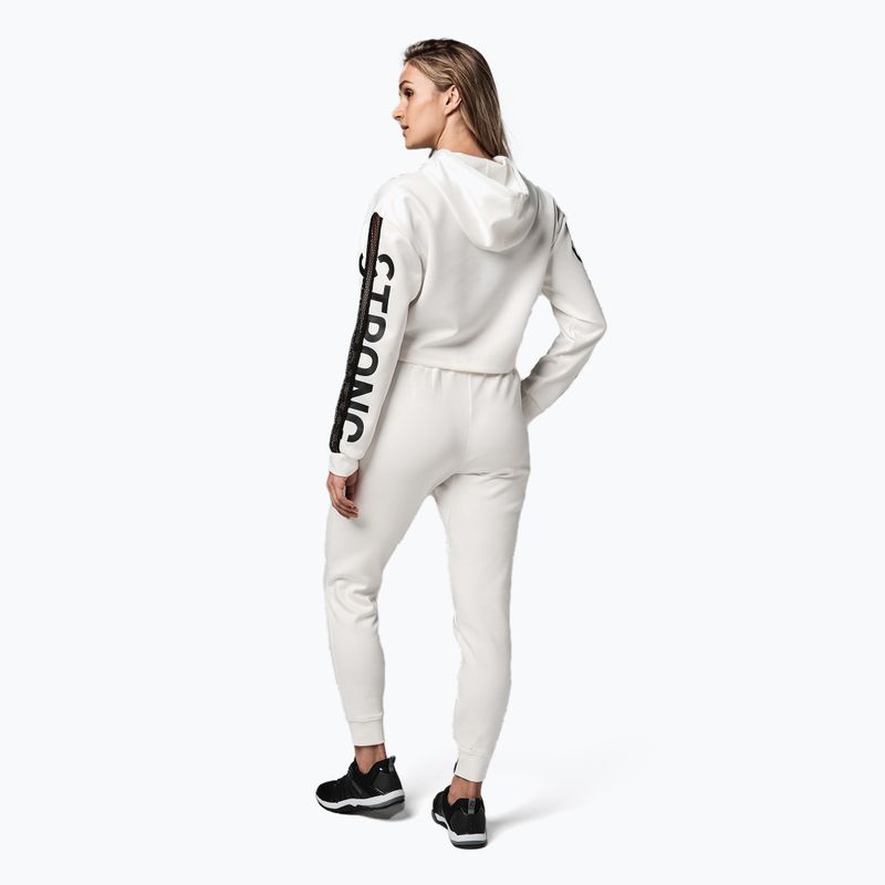 Dámska mikina STRONG ID Branded Crop biela Z1T02502 3