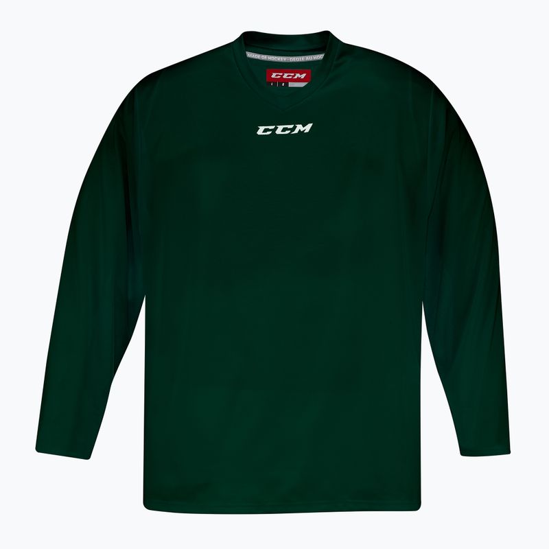 Pánske hokejové tričko s dlhým rukávom CCM 5000 SR dark green