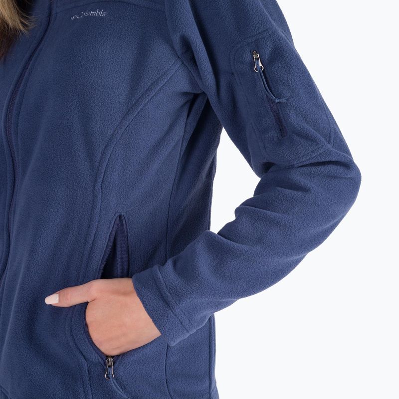 Columbia Fast Trek II dámska fleecová mikina navy blue 1465351 4