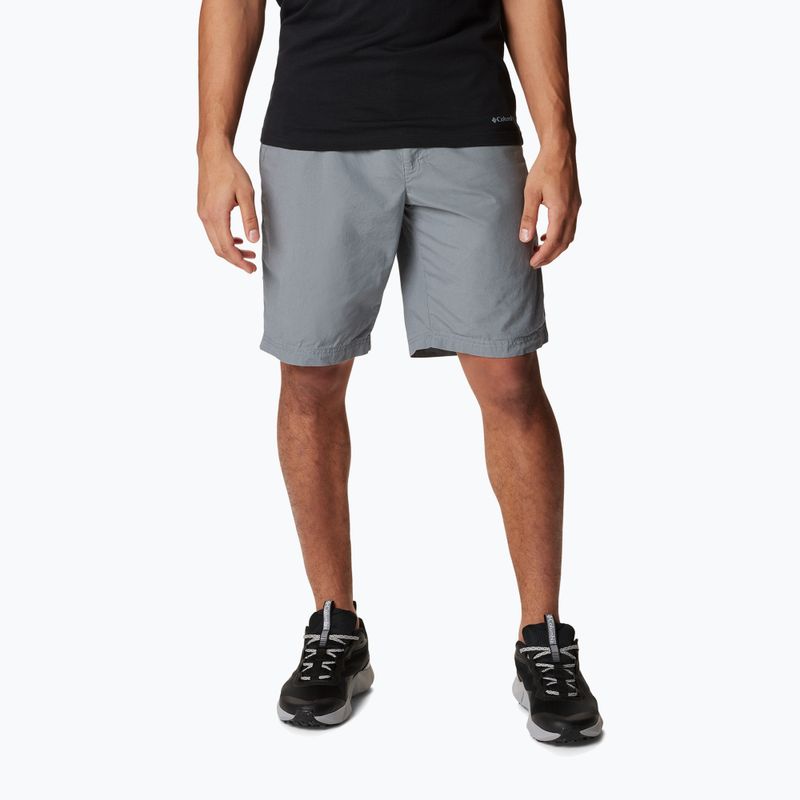 Columbia Washed Out pánske trekingové šortky sivé 1491953021
