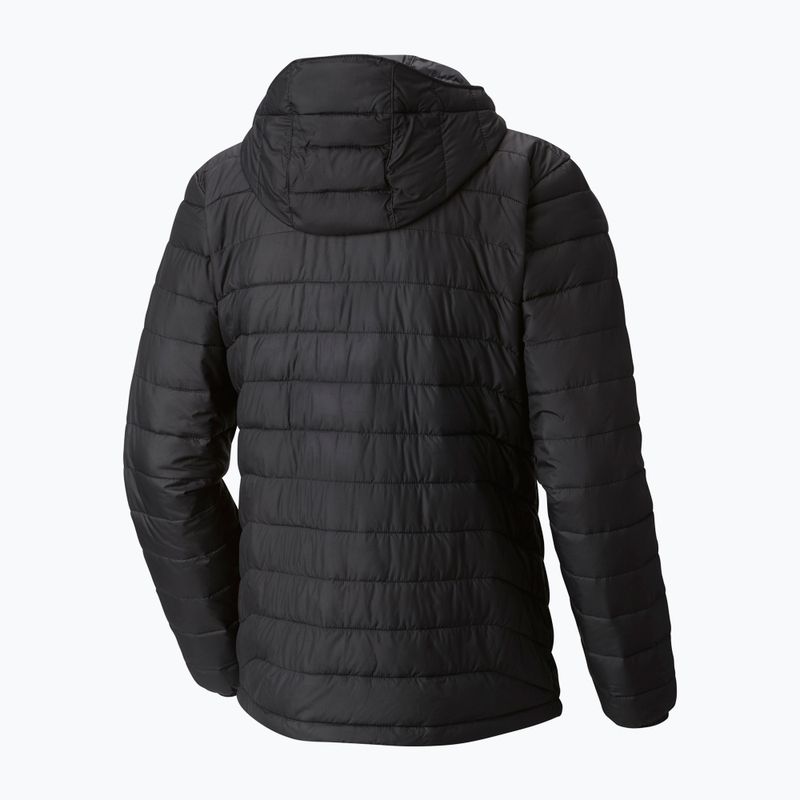Columbia Powder Lite Pánska páperová bunda s kapucňou čierna 1693931 3